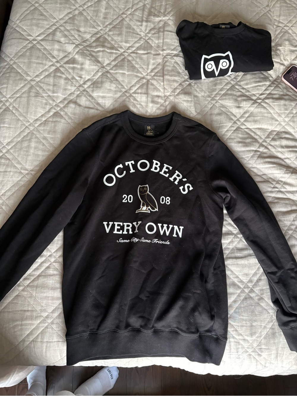 OVO Black 'October's Very Own' Crewneck Sweatshirt